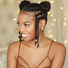 Bobby Pin Hairstyles For Black Women, Cabello Afro Natural, Protective Hairstyles For Natural Hair, Bob Braids, Curls Hairstyles, 4c Hair, Natural Hair Styles Easy, Natural Hair Updo, Hair Braid