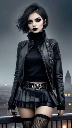 Gothic Manga, Maquillage Goth, Dark Beauty Fashion, Manga Design, Gothic Fashion Women, Gothic Girl, Rocker Girl, Alt Style