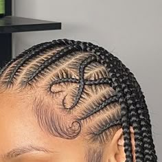 Fulani Cornrows Braids, Funali Braids, Fulani Cornrows, Simple Fulani Braids, Braids Stitch, Women Cornrows, London Hair