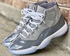 Nike Air Jordan 11 Retro 2021 Mens Cool Grey Size 5Y Grade School - 6.5 Women’s 378038-005 NIB. Jordan 11 Cool Grey, Air Force One Shoes, Nike Clothes Mens, Jordan 11s, Pretty Sneakers, Jordan Shoes Retro, Kicks Shoes, Nike Air Jordan 11, Air Jordan 11 Retro