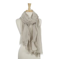 Wholesale beige light gray open scarf frayed edges viscose cotton Solid Cotton Scarf For Spring, Summer Beige Cotton Scarf, Casual Scarves For Summer, Casual Solid Color Scarves For Summer, Boutique Trends, Beige Light, Wholesale Fashion, Boutique Clothing, Light Gray