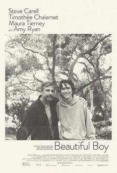 a book cover with an image of two people standing next to each other in front of trees