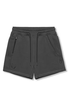 Keep comfortable and move with ease during your cross-training sessions in these cotton-blend terry shorts that have lots of stretch and wick away moisture. 6" inseam; 25" leg opening; 13" front rise; 15 1/2" back rise (size Medium) Elastic/drawstring waist Front slant pockets; side drop-in pockets SilverPlus® technology wicks away sweat using silver ions embedded in the fiber to inhibit the growth of odor-causing bacteria 85% cotton, 13% polyester, 2% spandex. Machine wash, line dry Imported Athleisure Athletic Shorts With Side Pockets For Streetwear, Sweat Resistant Athletic Shorts In Athleisure Style, Cotton Training Shorts, Gray Cotton Workout Shorts, Athleisure Athletic Shorts With Comfort Waistband, Sweat-resistant Athleisure Shorts, Cotton Athletic Shorts For Training, Gray Cotton Activewear With Built-in Shorts, Cotton Athletic Shorts With Comfort Waistband For Gym