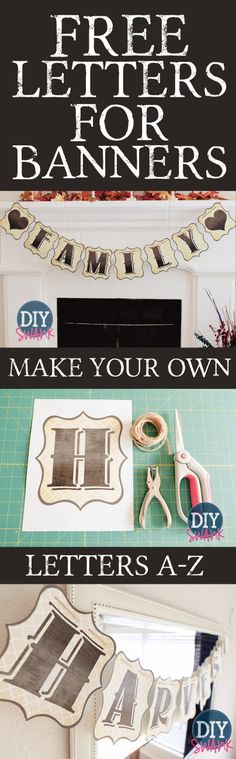 the front cover of a book with scissors, tape and other crafting supplies on it