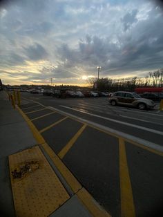 0.5 Night Pics, Walmart Parking Lot, Country Sunset