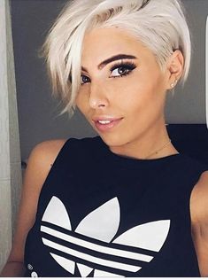 Texture Hairstyles, Short Textured Hair, Hair Cuts 2017, Hairstyles Messy, Penteado Cabelo Curto, Short Blonde, Girl Short Hair, Blonde Pixie, Pixie Hairstyles