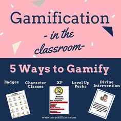 the 5 ways to gamify in this game