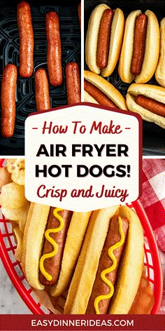 how to make an air fryer hot dog crisp and juicy recipe for the grill