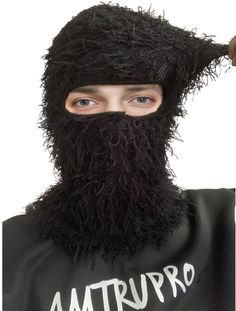 PRICES MAY VARY. VERSATILE PROTECTION:This distressed balaclava can be worn as a neck warmer,scarf,helmet lining,hat or beanie for outdoor activities IDEAL FOR OUTDOOR SPORTS: The distressed ski mask is perfect for festivals,cosplay,fishing,motorcycle riding,skiing,running,camping,cycling,walking,skating or climbing HANDMADE-KNITTED DESIGN: The yeat ski mask keep your face and ears warm.Durable and long-lasting custom face mask fabric EASY TO CLEAN: Machine washable fuzzy ski mask.Made from soft Distressed Ski Mask, Neck Warmer For Men, Distressed Balaclava, Knitted Balaclava, Cap Winter, Knitted Design, Full Face Mask, Motorcycle Riding, Beanie Cap