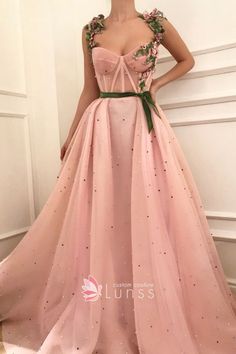 Dresses With Pearls, Evening Dresses Uk, Homecoming Party, Long Formal Dress, Satin Tulle, Sweetheart Prom Dress, Pearl Dress, Pink Prom, Evening Dress Fashion