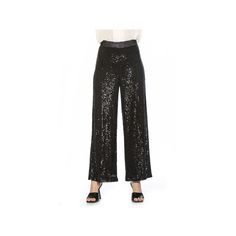 It's easy to look good wearing these women's pants from ALEXIA ADMOR. Sequined design Zipper and hook & loop closuresFIT & SIZING Classic fit Wide-leg opening Front zipperFABRIC & CARE Polyester, spandex Lining: polyester Hand wash Imported Size: X Small. Color: Black. Gender: female. Age Group: adult. Alexia Admor, Sequin Pants, Best Wear, Bottom Clothes, Bottoms Pants, Women's Pants, Polyester Spandex, Gender Female, Plus Size Outfits