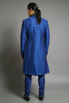 Blue bandhgala with textured pleats and front button placket.
Component: 1
Neckine: Band
Sleeve Length: Full
Color: Blue
Fabric: Chanderi
Note: Inner kurta, pant worn by the model is not for sale - Aza Fashions Blue Bandhgala, Bandhgala For Men, Not For Sale, Blue Fabric, Aza Fashion, Button Placket, Casual Dress, Tunic Tops, Color Blue