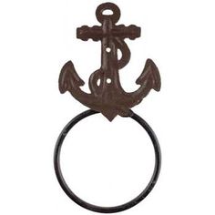 an anchor ring on a white background