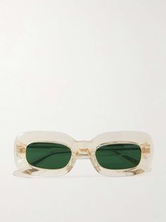 OLIVER PEOPLES + Khaite 1966C oversized rectangular-frame acetate sunglasses Matching Separates, Shades Sunglasses, Acetate Sunglasses, Modern Wardrobe, Oliver Peoples, Fashion Aesthetic, Sunglass Frames, Square Frames, Eyewear Sunglasses