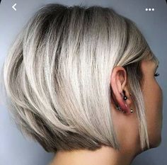 Haircuts For Straight Fine Hair, Fine Straight Hair, Bob Hairstyles For Fine Hair, Short Straight Hair, Haircuts Short, Hair Haircuts, Short Hairstyle, Short Blonde, Haircuts For Fine Hair