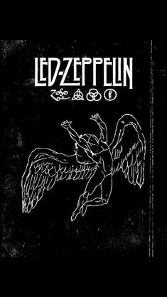 the cover to led zeffenn's album, which features an image of a bird