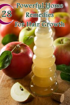 28 Powerful Home Remedies For Hair Growth Cider Vinegar Benefits, Warts Remedy, Apple Cider Vinegar Benefits, Apple Cider Benefits, Home Remedies For Hair, Homemade Remedies, Health And Beauty Tips, Shampoos, Cider Vinegar