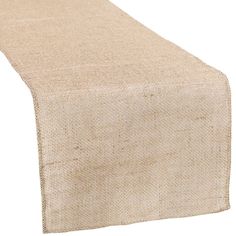 a table runner made out of jute cloth on a white background with no people around it