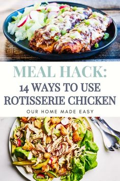 Rotisserie Chicken Dinner Recipes, Quick Casserole Recipes, Leftover Chicken Recipes Easy, Using Rotisserie Chicken, Meal Hacks, Recipes Using Rotisserie Chicken, Dinners Healthy, Healthy Casserole Recipes