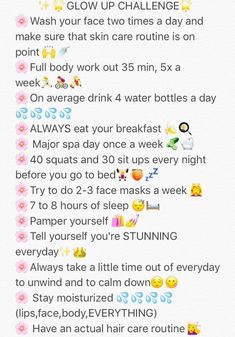 Glow Up Challenge, Skin Care Routine For 20s, Yoga Exercises, At Home Workout Plan, Trening Abs