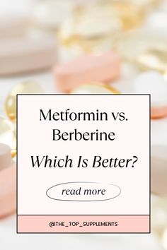 This guide explores the differences in metformin vs. berberine. Best Supplements For Diabetics, Metformin Natural Alternative, Dim Supplement Side Effects, Berberine And Inositol, Betaine Hcl Benefits, Benefits Of Lysine, Losing Weight With Berberine