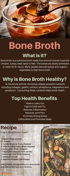 Health Recipes Easy, Make Bone Broth, Bone Broth Recipe, Broth Recipes, Leaky Gut, Healing Food, Food Facts, Bone Broth, Healthy Gut