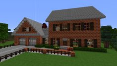 an image of a house in minecraft