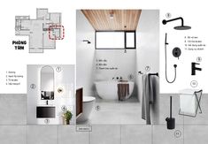 an image of a bathroom setting with details