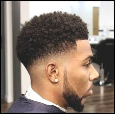 Temp Fade Haircut, Undercut Curly Hair, Black Boys Haircuts, Afro Fade, Afro Hairstyles Men, Drop Fade Haircut, Black Hair Cuts, Curly Hair Fade, Low Fade Haircut