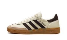 adidas Handball Spezial "Off White Dark Brown" - Stadium Goods Adidas Shoes Nmd, Adidas Handball Spezial, Dark Brown Shoes, Adidas Handball, Spaghetti Strap Bodycon Dress, Plus Size Bodycon Dresses, Shoe Inspo, Brown Shoes, Stadium Goods