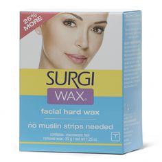 Ardell Surgi-Wax Hair Remover For Face removes unwanted facial hair quickly and completely. Waxing Vs Shaving, Flat Tummy Tips, Back Hair Removal, Chin Hair, Remove Unwanted Facial Hair, Hair Removal Remedies, Underarm Hair Removal