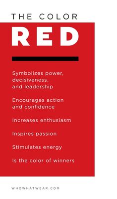 the color red symbolizes power, deceivens, and leadship