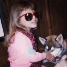 #janphotoaday 10: childhood.. always been a fan of puppies, shades and pink Round Sunglass Women, My Husband