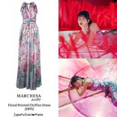 Floral Print Chiffon Dress, Print Chiffon Dress, Floral Print Chiffon, Fashion Gallery