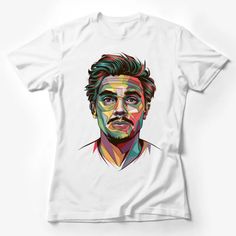 Colorful Abstract Portrait Graphic Tee, Unique Artistic Face Design, Stylish Casual Wear T-Shirt Female T-Shirt Custom graphic T-Shirt.Customize your color Multicolor Crew Neck Pop Culture T-shirt, Multicolor Pop Culture Crew Neck T-shirt, Multicolor Crew Neck T-shirt In Pop Culture Style, Multicolor Pop Culture Short Sleeve T-shirt, Multicolor Crew Neck T-shirt With Screen Print, Multicolor Crew Neck T-shirt With Graphic Design, Multicolor Graphic Tee T-shirt, Multicolor Graphic Print Crew Neck T-shirt, Multicolor Crew Neck Pop Culture Top