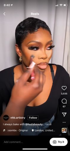 Black Women Makeup, High Maintenance, Women Makeup, Girl Tips, Makeup Goals, Lip Gloss, Eye Candy, Makeup Looks