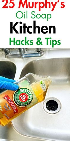 Unlock 25 brilliant Murphy Oil Soap kitchen hacks and tips to keep your kitchen sparkling and well-maintained. From cleaning countertops to polishing surfaces, these time-tested methods will leave your kitchen looking and feeling fresh. Head over to the blog for the full list of practical ideas!