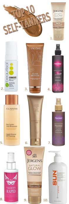 The 10 Best Self Tanners from Beautiful Makeup Search Jergens Natural Glow, Sunless Tanning Lotion, Best Self Tanner, Tanning Tips, Tanning Products, Summer Tan, Self Tanning, Self Tanners