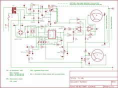 an electronic circuit diagram showing the components