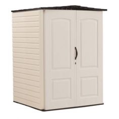 Rubbermaid 5FT X 6ft Vertical Shed Kit - Large Small Shed Storage, Rubbermaid Storage Shed, Rubbermaid Shed, Rubbermaid Storage, Small Shed, Resin Sheds, Shed Floor, Resin Storage, Storage Shed Plans