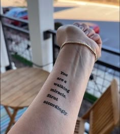 You Are A Walking Miracle. Strut Accordingly. Manifestation Tattoo Temporary Tattoos Conscious Ink Miracle Tattoo, Ink Manifestation, Manifestation Tattoo, Dr Tattoo, Octopus Tattoo Sleeve, Healing Recipes