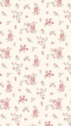 a white background with pink flowers on it