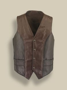 Men Vintage Leather Vest - Shearling leather Vintage Leather Vest, Black Leather Vest, Motorcycle Vest, Mens Fashion Rugged, Motorcycle Leather, Biker Leather, Men Vintage, Leather Vest, Leather Blazer