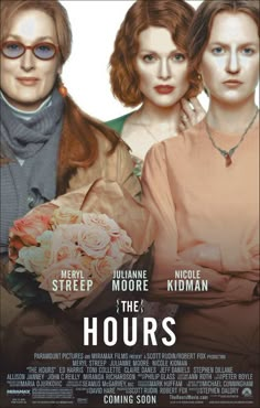 the hours movie poster with three women