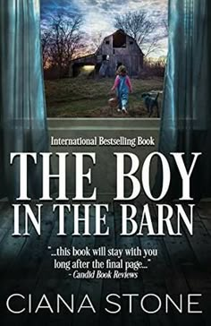 the boy in the barn book cover with an open door leading into a dark room