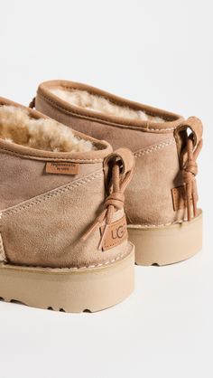 Find UGG Ultra Mini Crafted Regenerate Slippers M on Editorialist. Cannot be shipped outside the USA Upper: Cowhide suede. Lining: Faux sherpa. Removable insole. Whipstitch seams. Round toe. Rubber sole. Imported, China. This item cannot be gift-boxed. Measurements: Platform: 1.5in / 35mm Ugg Ultra Mini, Soft Gloves, Fall Mood, Mini Craft, Slippers Cozy, Christmas Wishlist, Ugg Shoes, Me Too Shoes, Rubber Sole