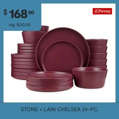 stone + lain chelsea 24 - pc dinnerware $ 198 00