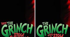 the poster for how the grinch stole the shoe and stole it out with his hands