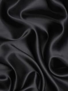 black silk fabric with very soft folds