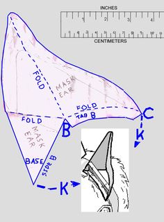 an image of a paper plane with measurements